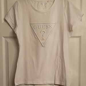 Guess White Short Sleeve Tee
